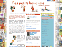 Tablet Screenshot of lespetitsbouquins.com